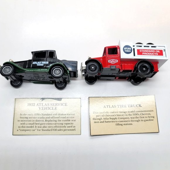 Lledo Standard Oil Chevron Trucks Zeroline, Atlas Tires, Red Crown JR326 - Picture 5 of 13